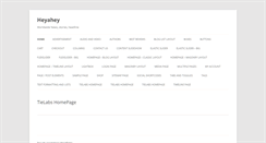 Desktop Screenshot of heyahey.com