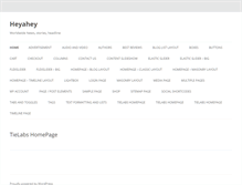 Tablet Screenshot of heyahey.com